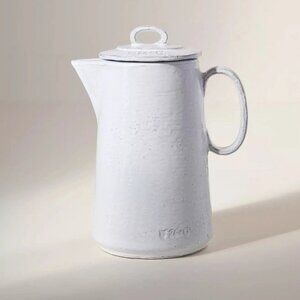 NEW - Anthropologie The Glenna Italian Earthenware Teapot Pitcher